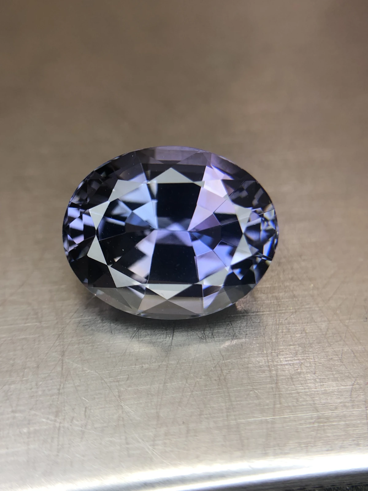 Natural Tanzanite Unheated in Oval Cut — view 1